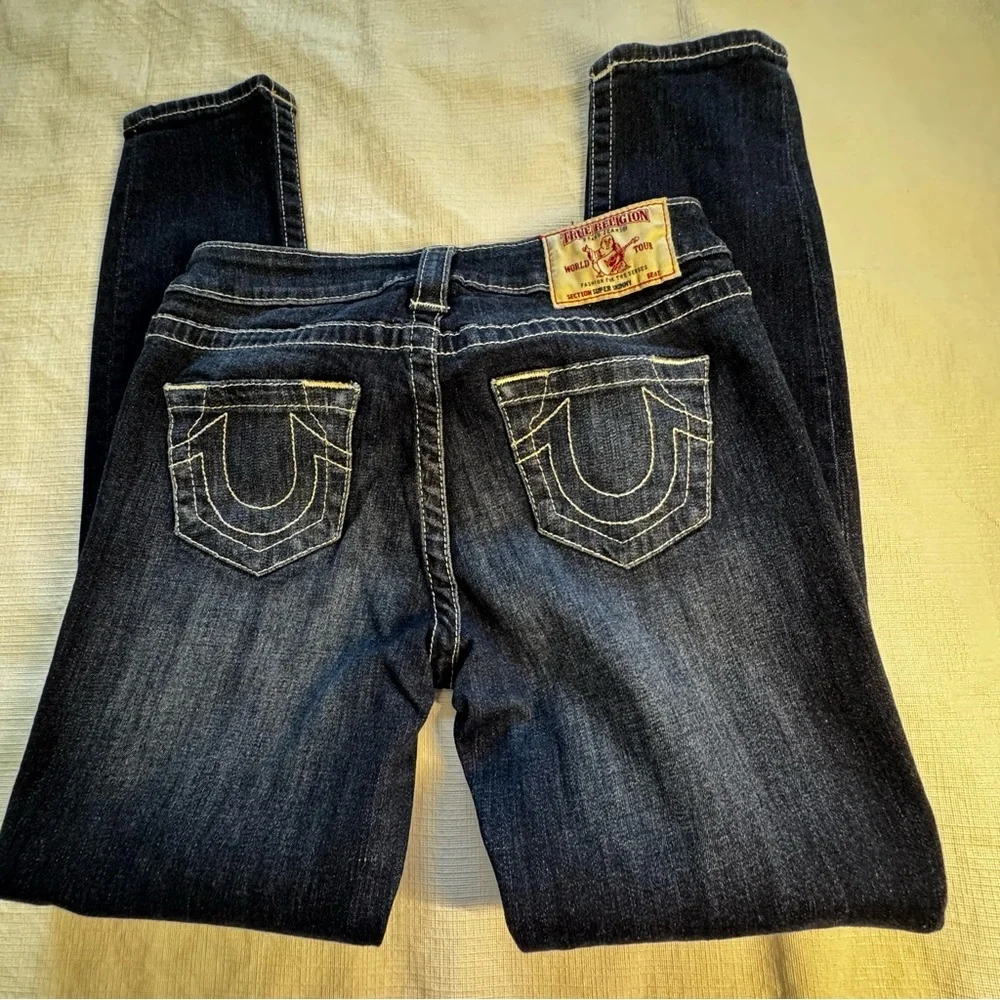 True Religion Women's Midnight Blue Skinny Jeans - Picture 2 of 9